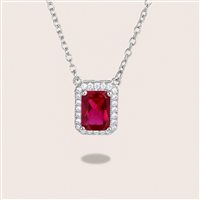Collana Ultima Edizione Donna Colore in Argento CAO4307 ROSSO